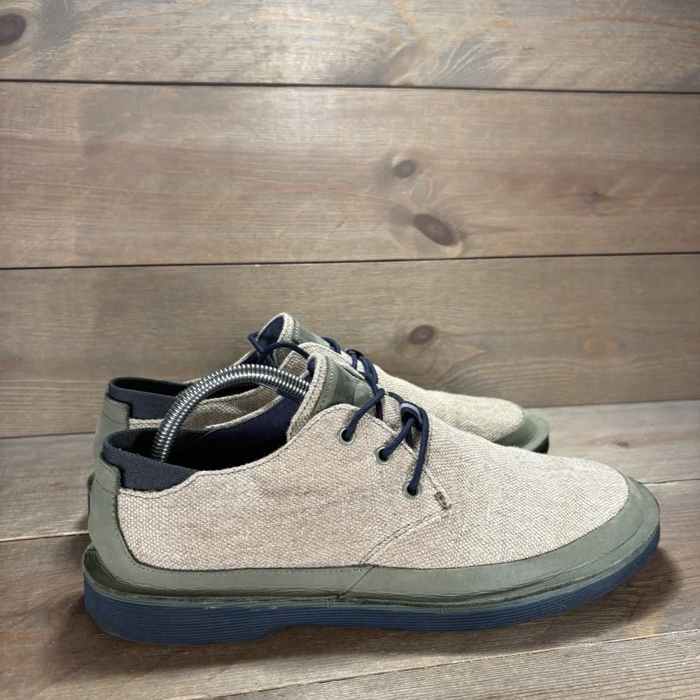 camper morrys mens size 41 shoes brown canvas comfort oxfords